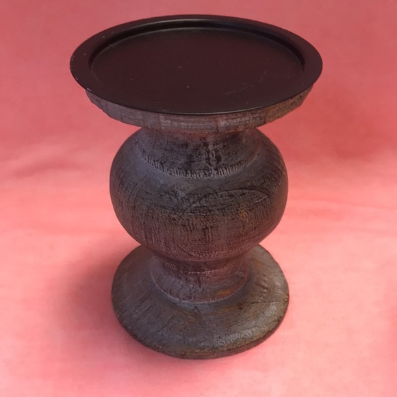 PartyLite Modern Rustic Pillar Holders Set of 2 - Picture 2 of 7